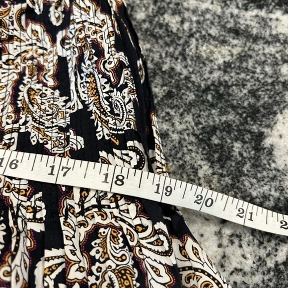Anthropologie Paisley Pin Tuck Mini skirt with Pockets - Picture 2 of 11